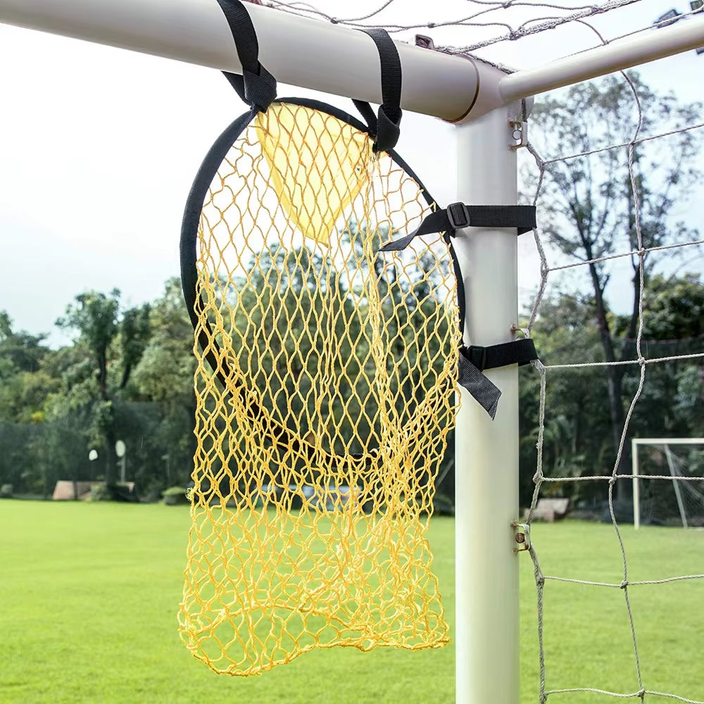 1/2Pcs Football Target Net Foldable Football Training Net Easy to Attach and Detach Soccer Goal for Football Training Practice